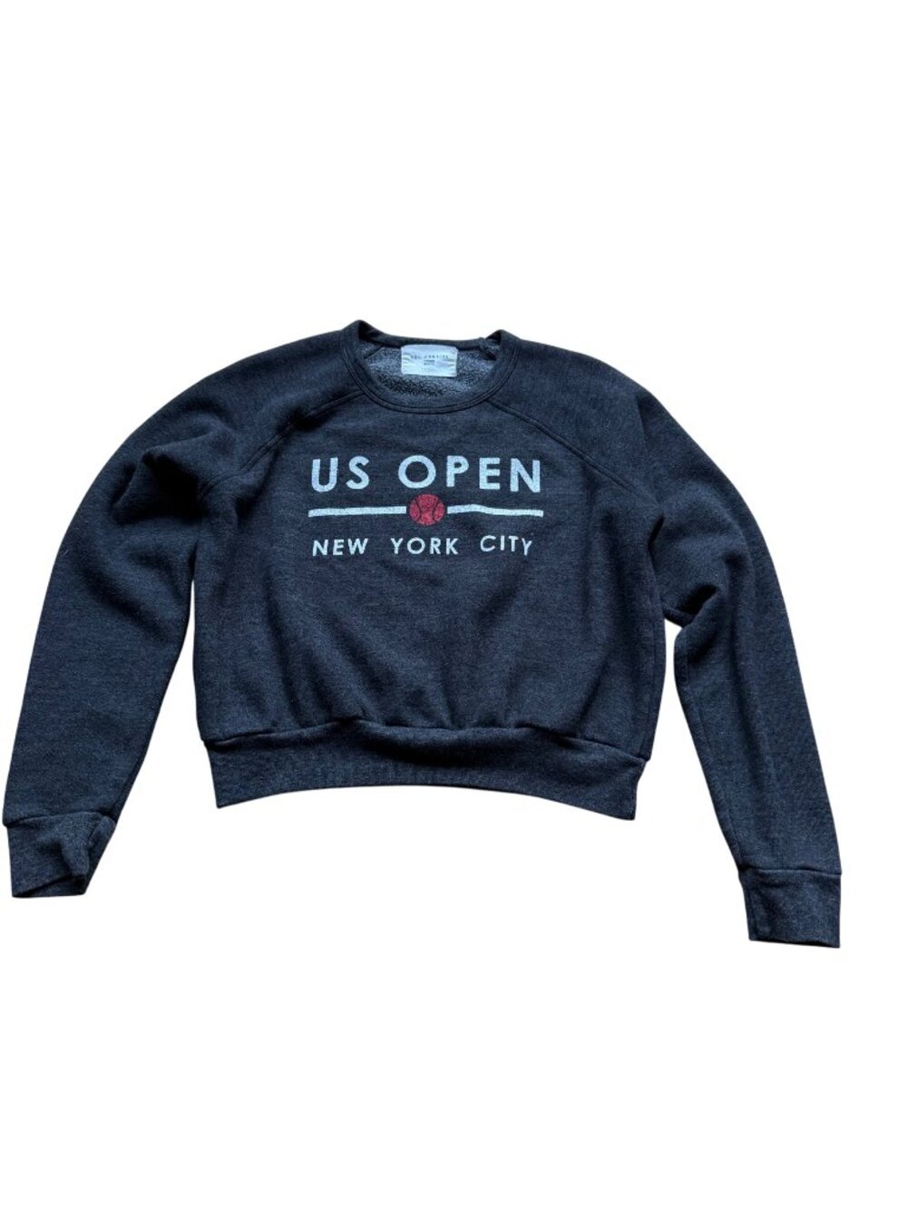 Sol Angeles Size S Charcoal Gray US Open New York City Crewneck Sweatshirt